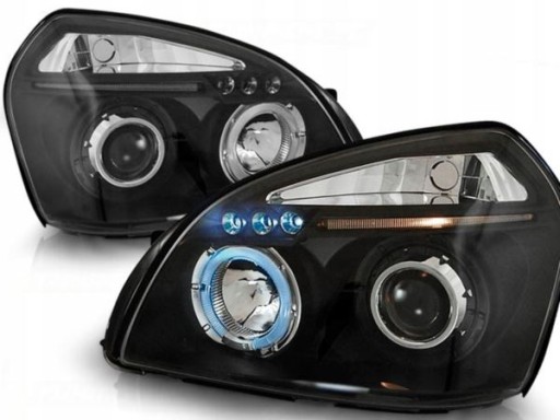 LAMPE FAROVI  HYUNDAI TUCSON 04-10 BLACK