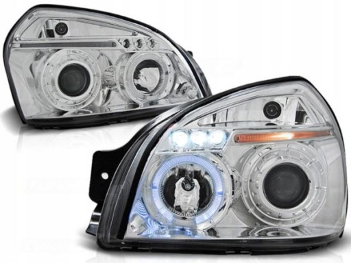 LAMPE FAROVI  HYUNDAI TUCSON 04-10 CHROME