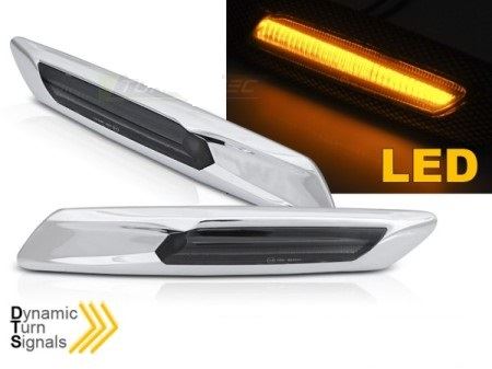 ŽMIGAVCI BOČNE BMW F10/F11 10-13 SILVER