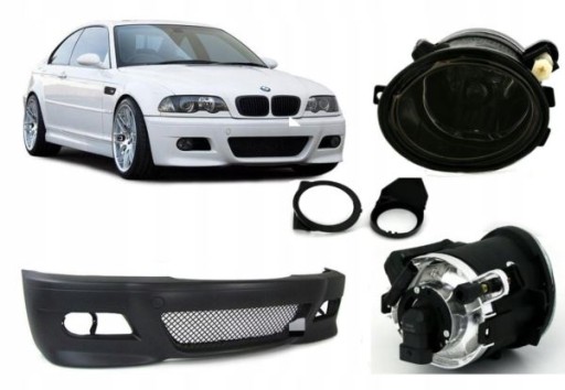 BRANIK PREDNJI BMW E46 M3 PAKET + MAGLENKE