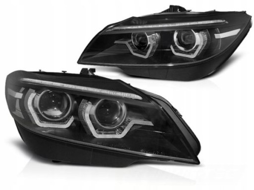 LAMPE FAROVI BMW Z4 E89 09-13 HID DRL BLACK LED SEQ XENON