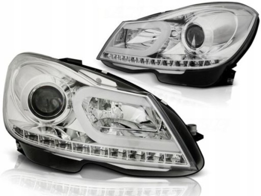 LAMPE FAROVI MERCEDES W204 11-14CHROME TUBE LIGHT