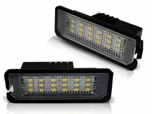 DUPLI / 2 KOMADA TAB. REGISTRACIJE VW GOLF V/VI CANBUS LED