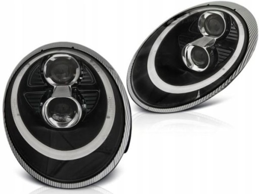 PORSCHE 911 (997) 04-09 BLACK TUBE LIGHT HID XENON