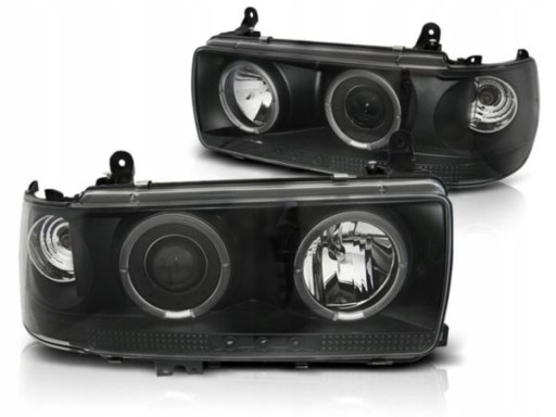 LAMPE FAROVI TOYOTA LAND CRUISER FJ 80 90-97 BLACK