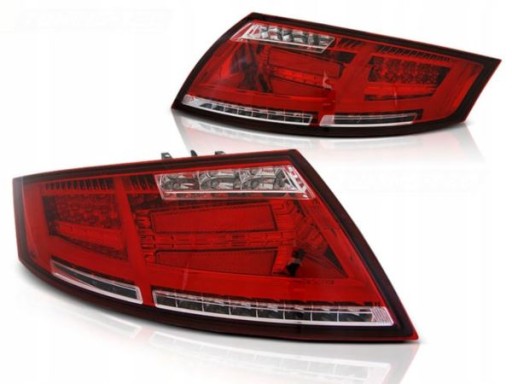 LAMPE FAROVI AUDI TT 04.06-02.14 RED WHITE LED BAR