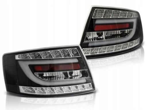 LAMPE FAROVI AUDI A6 C6 LIMUZINA / 04.04-08 BLACK LED 6PIN