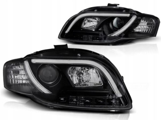LAMPE FAROVI  PREDNJI AUDI A4 B7 11.04-03.08 LED TUBE BLK