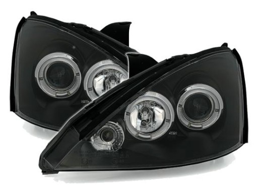 LAMPE FAROVI ANGEL EYES FORD FOCUS 01-04 BLACK