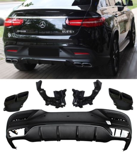 DIFUZOR NASTAVCI BLACK MERCEDES C292 GLE COUPE