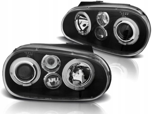 LAMPE FAROVI  PREDNJI VW GOLF 4 09.97-09.03 ANGEL EYES BLACK