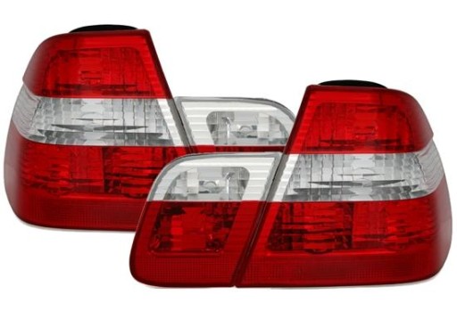 LAMPE FAROVI RED WHITE BMW E46 09/01-3/05 LIMUSINE