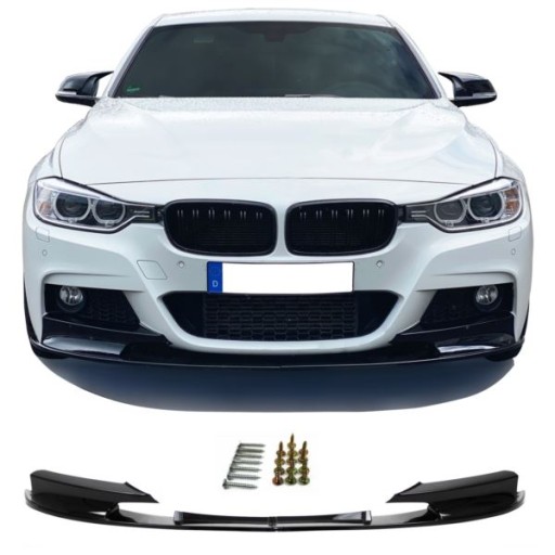 SPOJLER PREDNJI BMW F30 F31 11-18 TECH BLACK