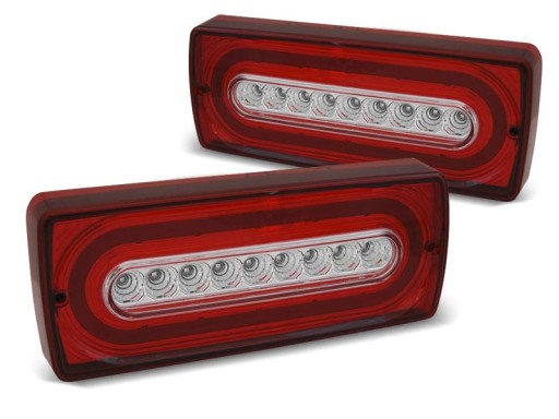 L. MERCEDES W463 G-KLASA 90-12 RED WHITE LED SE