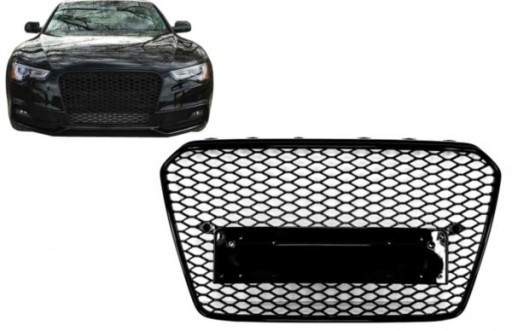 MASKA AUDI A5 11-15 LOOK RS5 GLSSY BLACK SENZOR
