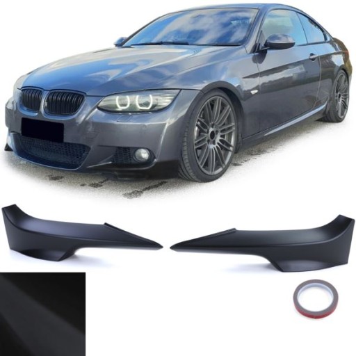 SPLITERY BRANIKA BMW E92 E93 06-10 M-TECH MATT BK
