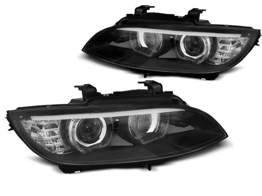 LAMPE FAROVI P. BMW E92/E93 06-10 AE LED BLACK HID