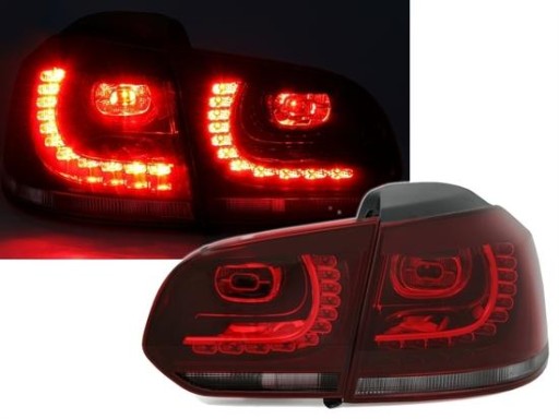 LAMPE FAROVI  ZADNJA VW GOLF 6 10/08- RED SMOKE