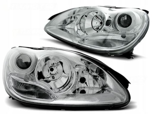 LAMPE FAROVI  PREDNJI MERCEDES W220 S-KLASA 98-05 CHROME