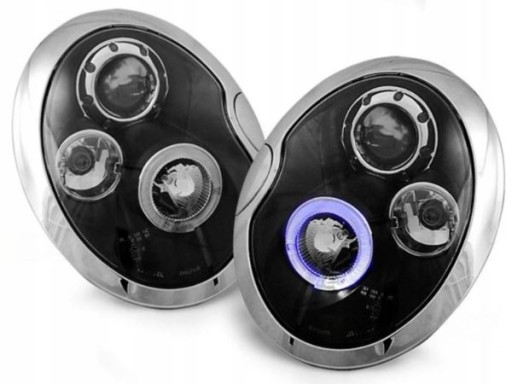 LAMPE FAROVI  MINI COOPER 01-04 BLACK