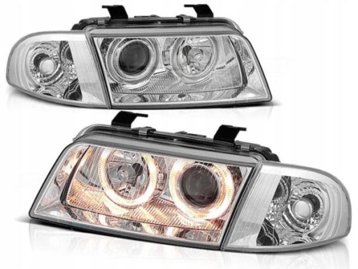 LAMPE FAROVI ANGEL EYES AUDI A4 B5 94-98 KROM FK