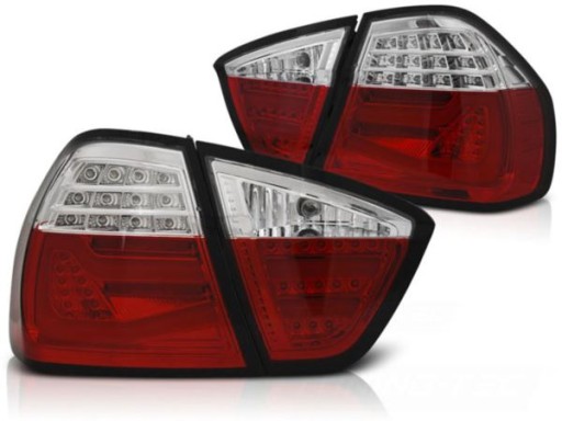LAMPE FAROVI D. BMW E90 03.05-08.08 RED WHITE LED BAR