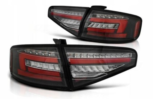 LAMPE FAROVI LED AUDI A4 B8 12-15 LIMUZINA / BLACK DTS