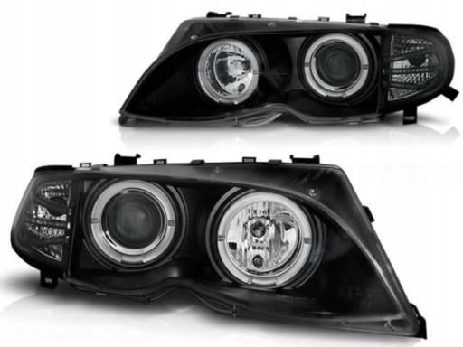 LAMPE FAROVI P. PREDNJI BMW E46 9/01-3/05 S/T BLACK