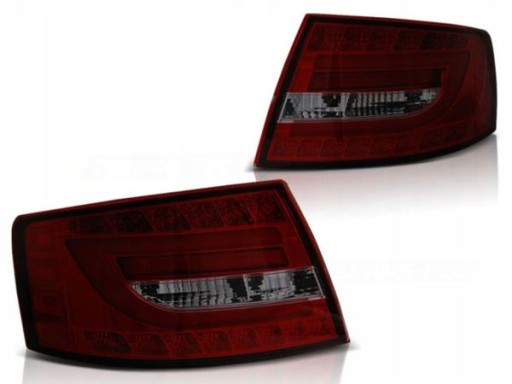 LAMPE FAROVI LED AUDI A6 C6 4F 04-08 LIMUZINA / RED SMOKE 7PIN