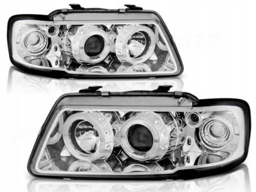 LAMPE FAROVI ANGEL EYES AUDI A3 8L 96-00 KROM