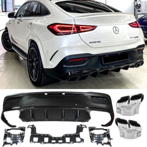 DIFUZOR MERCEDES C167 GLE COUPE 63 AMG LOOK CHROME