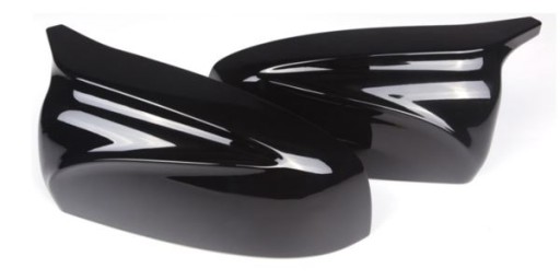 NASTAVAK / ZAŠTITA POKLOPAC NA RETROVIZORA BMW X5 E70 X6 E71 GLOSSY BLAC