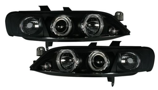 LAMPE FAROVI P. ANGEL EYES OPEL VECTRA B 95-98 CRNE