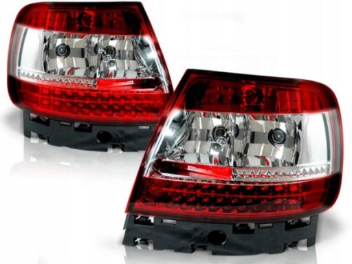 LAMPE FAROVI  ZADNJA LED AUDI A4 94-00 RED WHITE