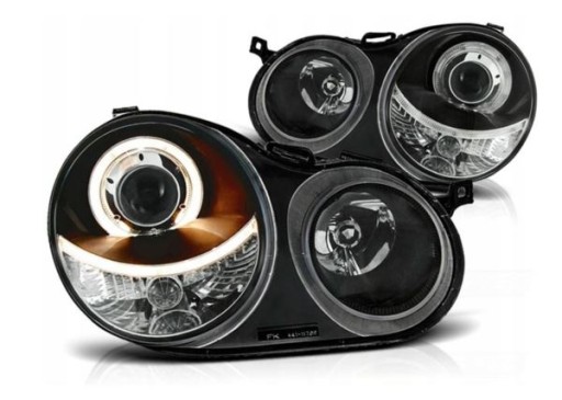 LAMPE FAROVI ANGEL EYES VW POLO 9N 11/01-04/05 BLACK