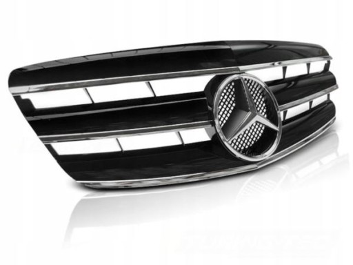 MASKA MERCEDES W221 05-09 CL STYLE BLACK CHROME
