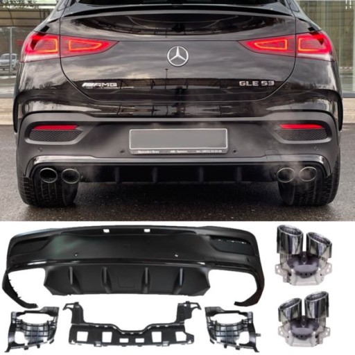 DIFUZOR MERCEDES C167 GLE COUPE KROM 53 AMG LOOK