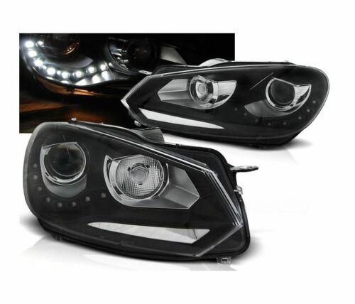 LAMPE FAROVI VW GOLF 6 10.08-12 DAYLIGHT BLACK TRU DRL