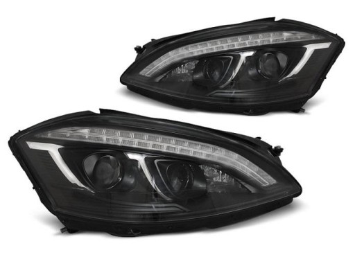 LAMPE FAROVI MERCEDES W221 05-09 DAYLIGHT HID BLACK AFS