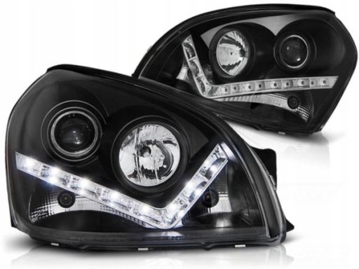 LAMPE FAROVI HYUNDAI TUCSON 04-10 S LEČOM BLACK LED