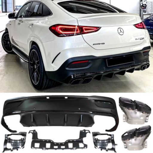 DIFUZOR MERCEDES C167 GLE COUPE 63 AMG LOOK BLACK