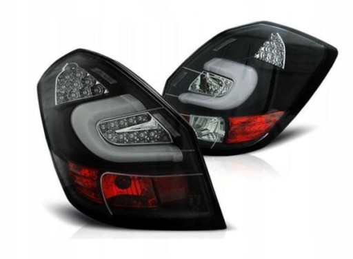 LAMPE FAROVI D. SKODA FABIA II 07-13 BLACK LED BAR