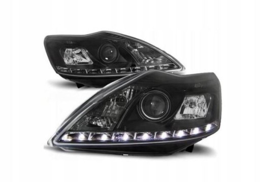 LAMPE FAROVI FORD FOCUS II 02.08-10 DAYLIGHT BLACK