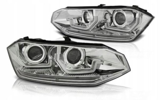 LAMPE FAROVI CHROME LED DTS ZA VW POLO VI 2G 2017-