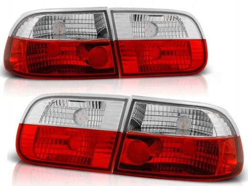 LAMPE FAROVI T. HONDA CIVIC 3 T/D/P 92-95 RED WHITE