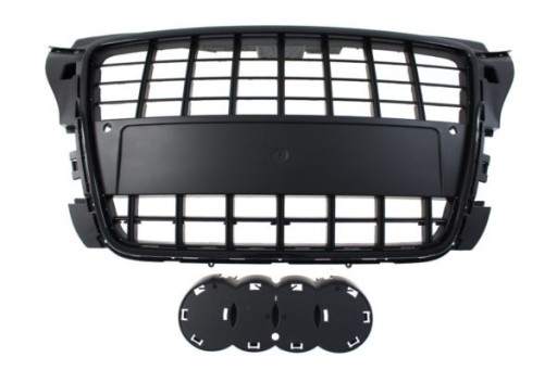 MASKA AUDI A3 08-12 S8 LOOK GLOSSY BLACK SENZOR