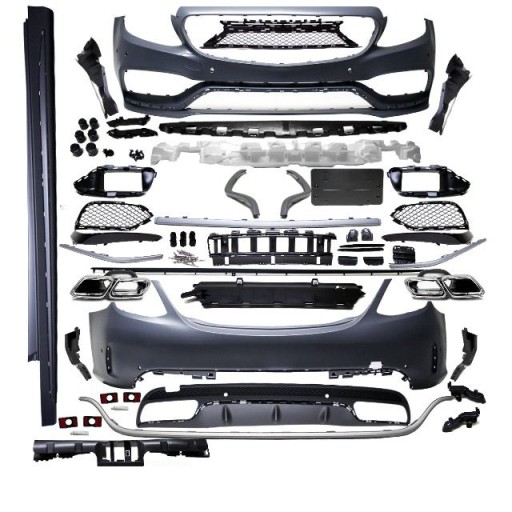BODY KIT MERCEDES W205 LOOK AMG C63 14-18