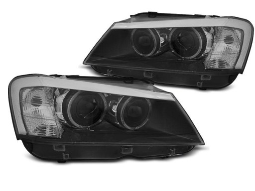 LAMPE FAROVI BMW X3 F25 10-07.14 BLACK LED