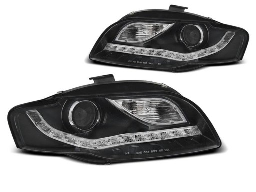 LAMPE FAROVI AUDI A4 B7 11.04-03.08 DAYLIGHT LED IND. BLK