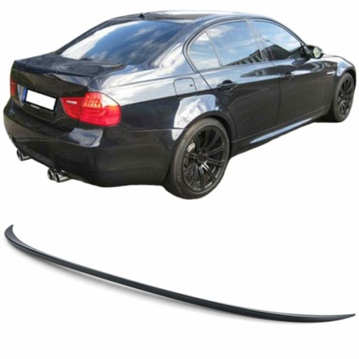 SPOJLER NA GEPEKA BMW E90 05-11 ABS MATT BLACK M3